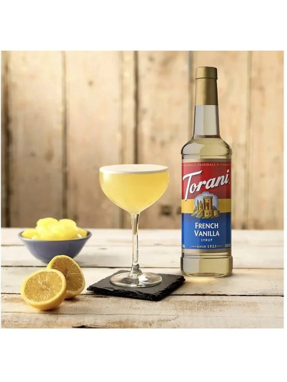 Torani French Vanilla Coffee Syrup 25.4 oz Bottles Flavoring For Latte Drinks